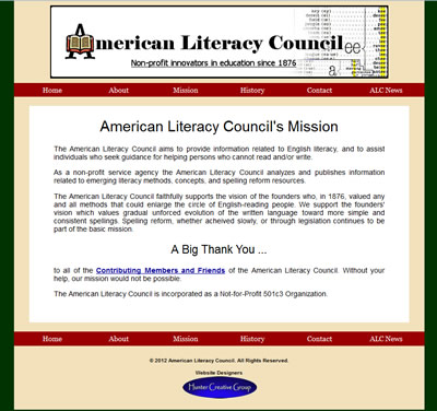 American Literacy Council Website