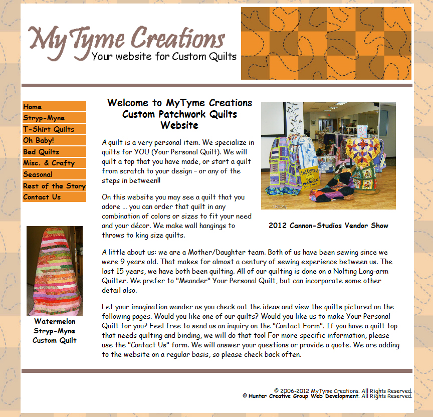 MyTyme Quilting Creations