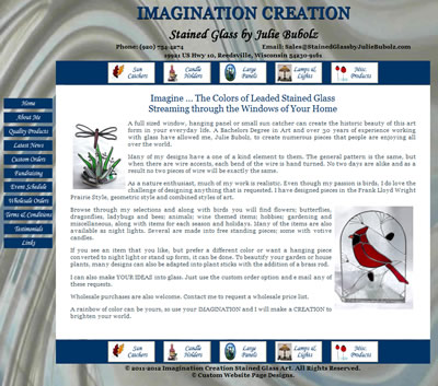 Stained Glass by Julie Bubolz - Imagination Creation