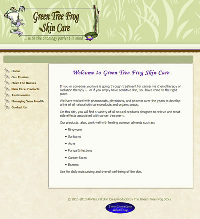 The Green Tree Frog Store for Oncology Care of Cancer Patients