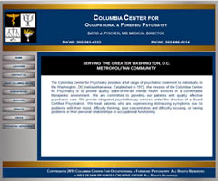 Columbia Center for Occupational and Forensic Psychiatry - Professional in Washington, DC, Metro Area