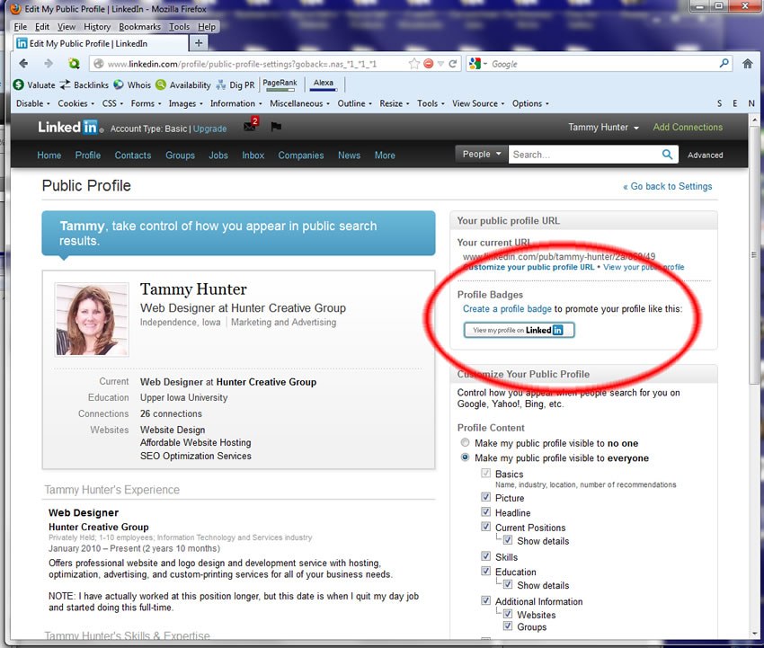 Site To Add Linkedin Button